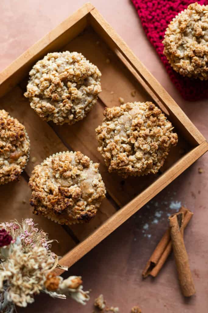 vegane Apfel Zimt Muffins