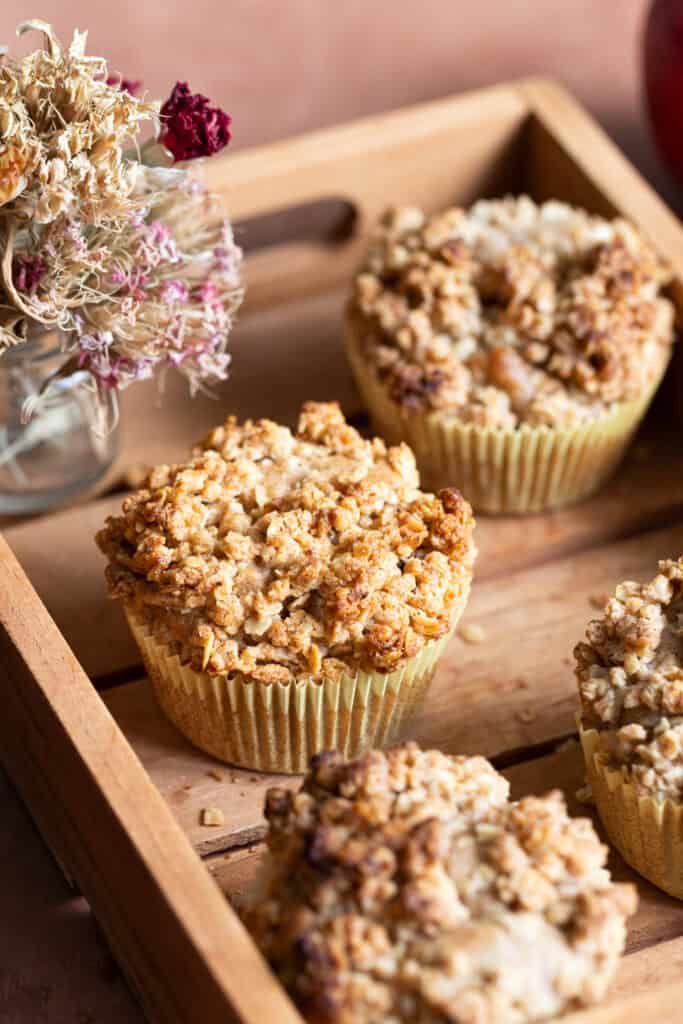 vegane Apfel Zimt Muffins